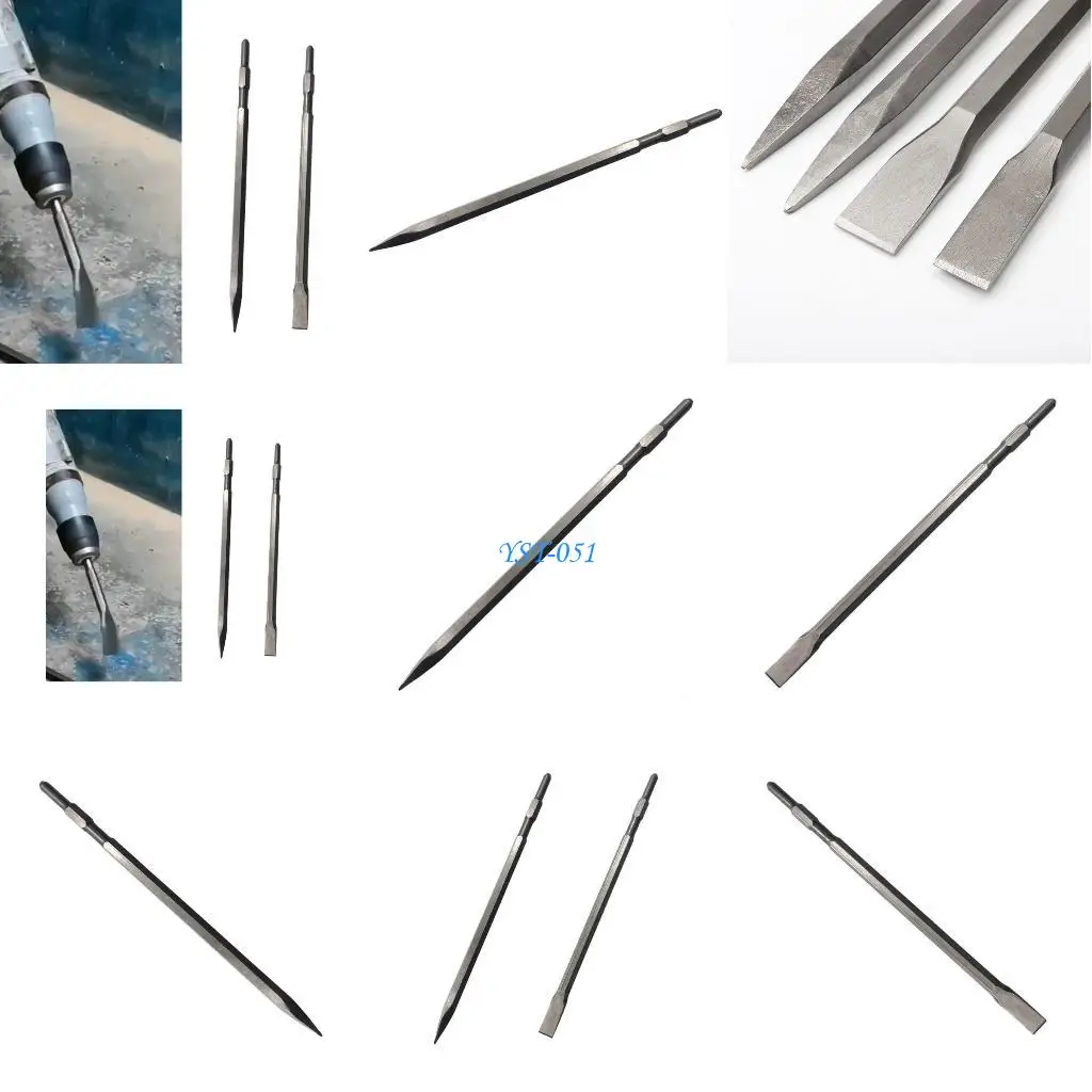 

E15A 600mm Electric Hammer Flat Tool Wall Rock Drill Bit For Tile Cement