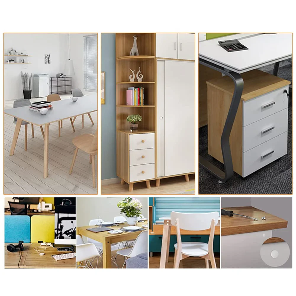 10 قطعة المفاجئة على ثقب التوصيل 5 مللي متر ~ 80 مللي متر جولة البلاستيك تقطيع نهاية قبعات أنبوب الأنابيب إدراج #5