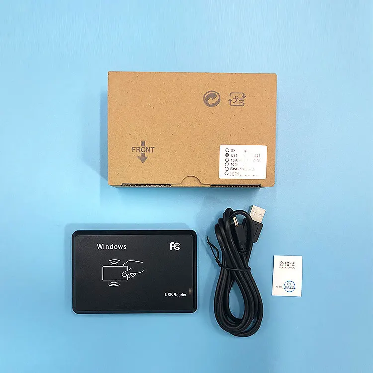 قارئ البطاقة الذكية USB قارئ بطاقات رقاقة RFID للتحكم في الوصول #6