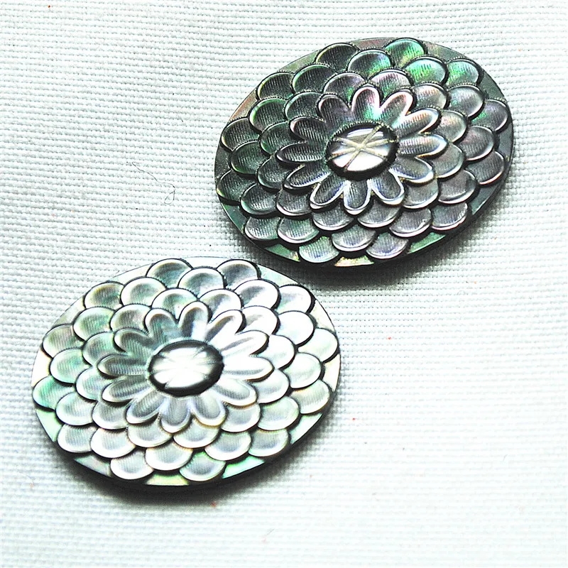 

2 шт. красивые кабошоны в виде ракушек морской воды овальной формы 15X20 мм в форме цветка DIY ювелирные аксессуары женский дизайн на выбор