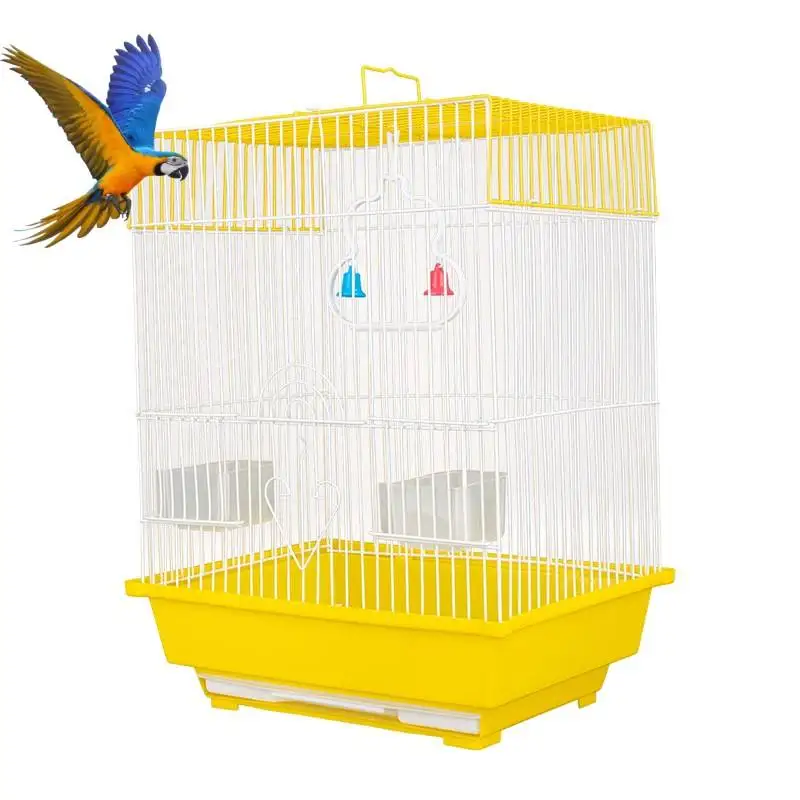 Outside Clearance Hanging Iron Metal Wire Mesh Pigeon Breeding Cage Rustic Birdhouses for Sale