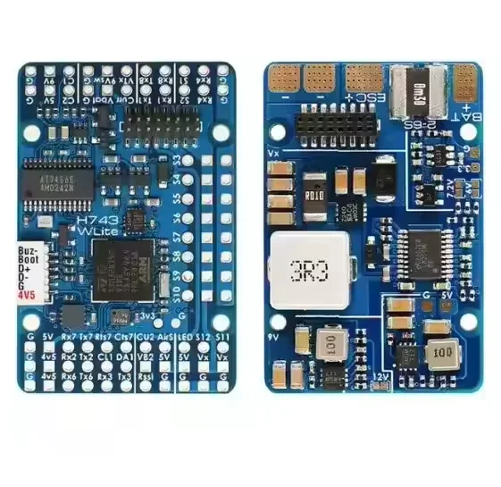 Nuevo H743-WLITE Mini controlador de vuelo Dr-one de ala fija ArduPilot/INAV barómetro Motor remoto marco transmisor de batería