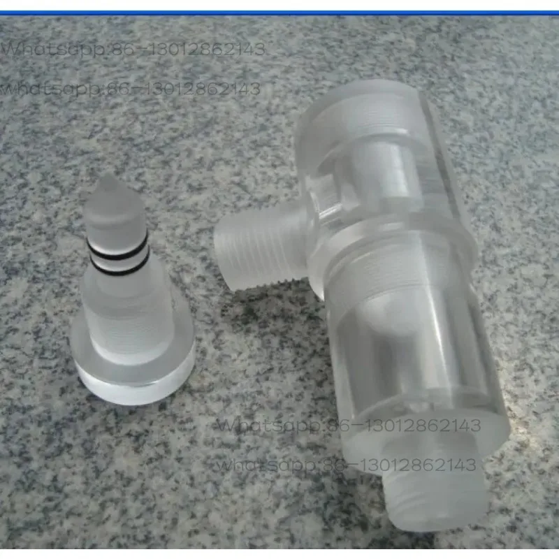 Plexiglass Titration Valve Chlorine Dioxide Titration Regulating Valve Engineering Flow Valve Transparent