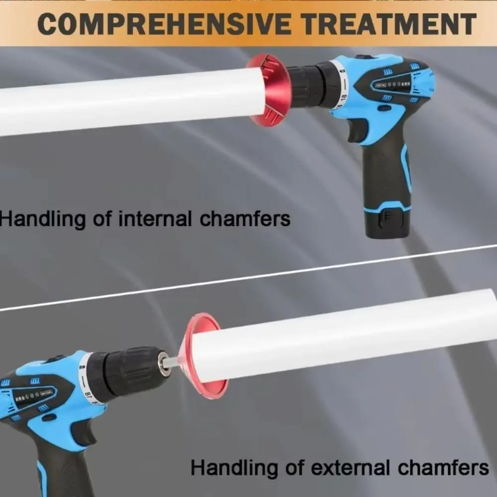 

Удобный в эксплуатации инструмент для снятия заусенцев из ПВХ, удаление заусенцев для труб, гладкий и бесшовный инструмент для снятия фаски из алюминиевого сплава
