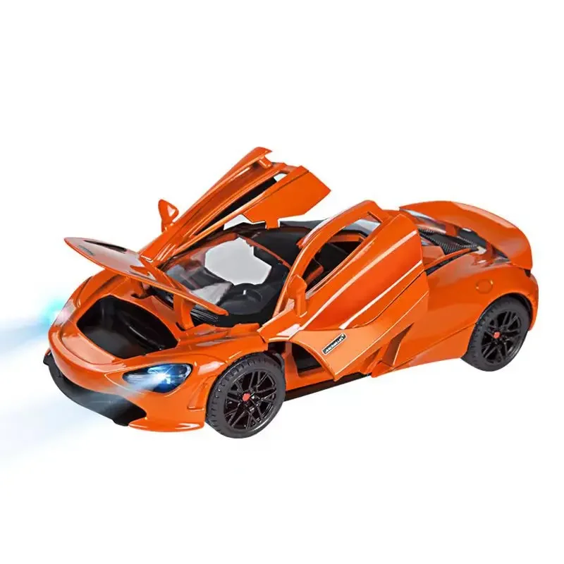 1:24 M C 720S Sports Car High Simulation Diecast Car Metal Alloy Model Car Children's Toys Collection Gifts C310