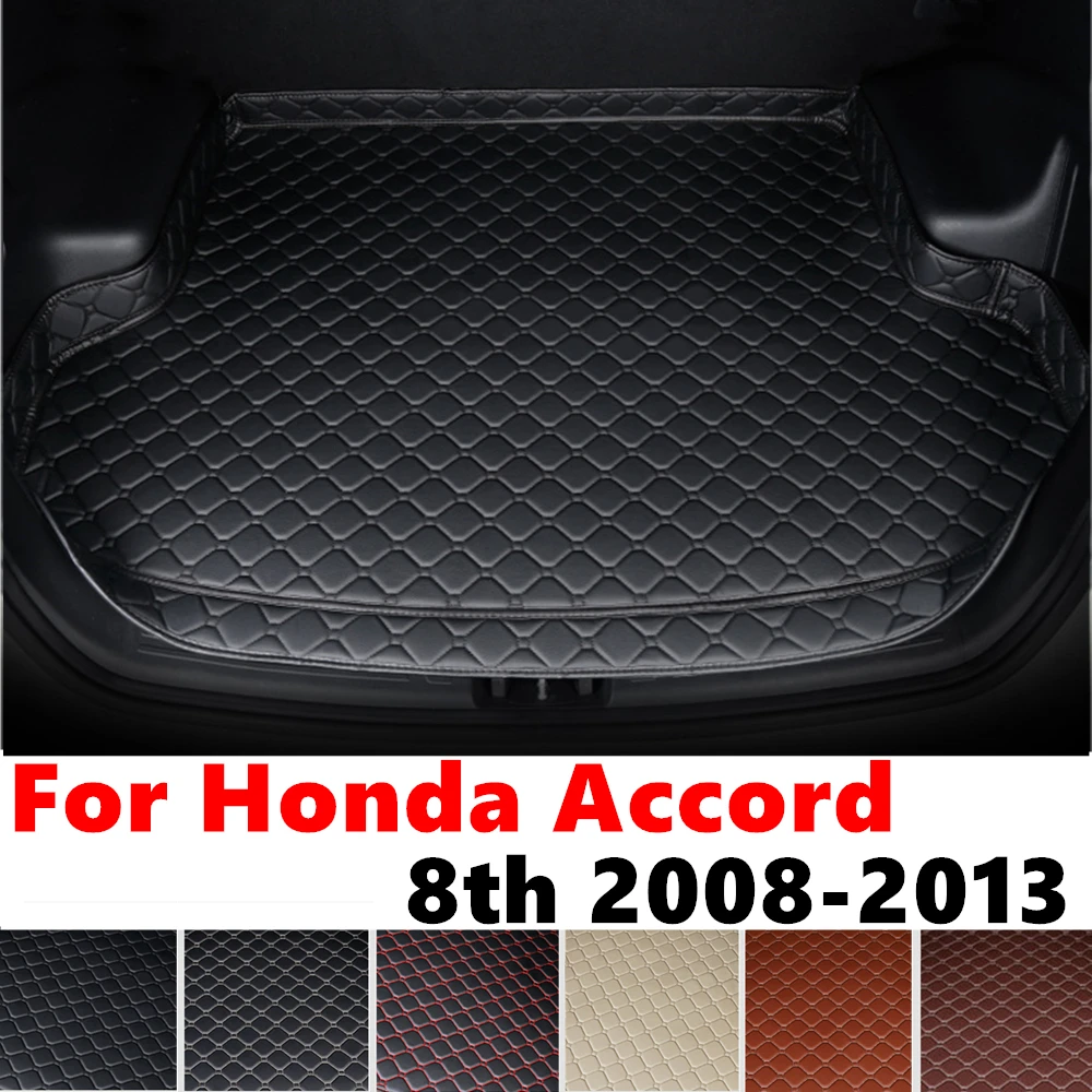 High Side Car trunk mat for Honda Accord 8TH 2013 2012 11-2008 Tail Boot luggage Pad Cover Rear Cargo Liner Interior Accessories