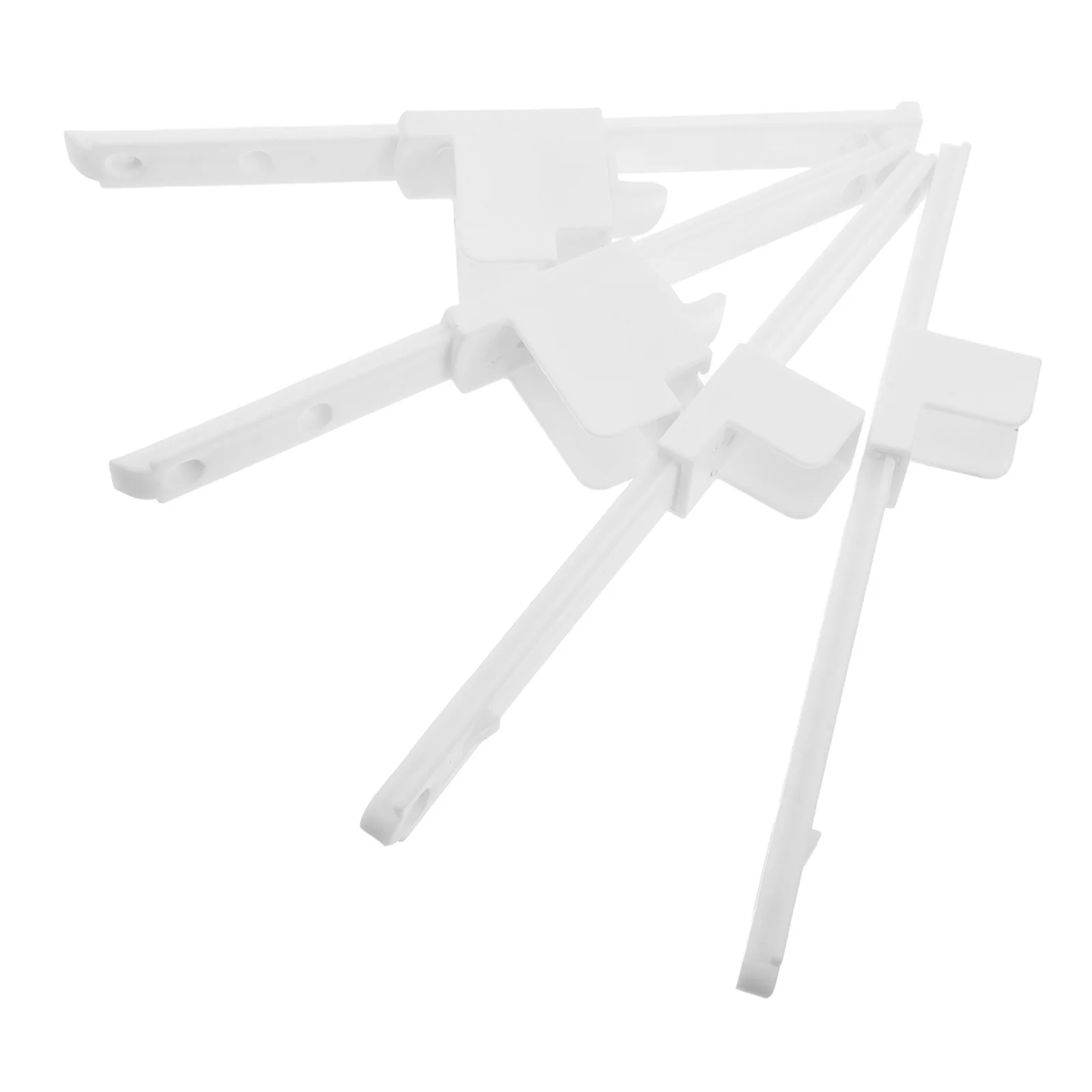 

4 шт. подъемник для рельсов кровати, бесшовный соединитель для рельса для ограждения кроватки, регулируемая по высоте, универсальный адаптер для каркаса кровати, разъем для кроватки