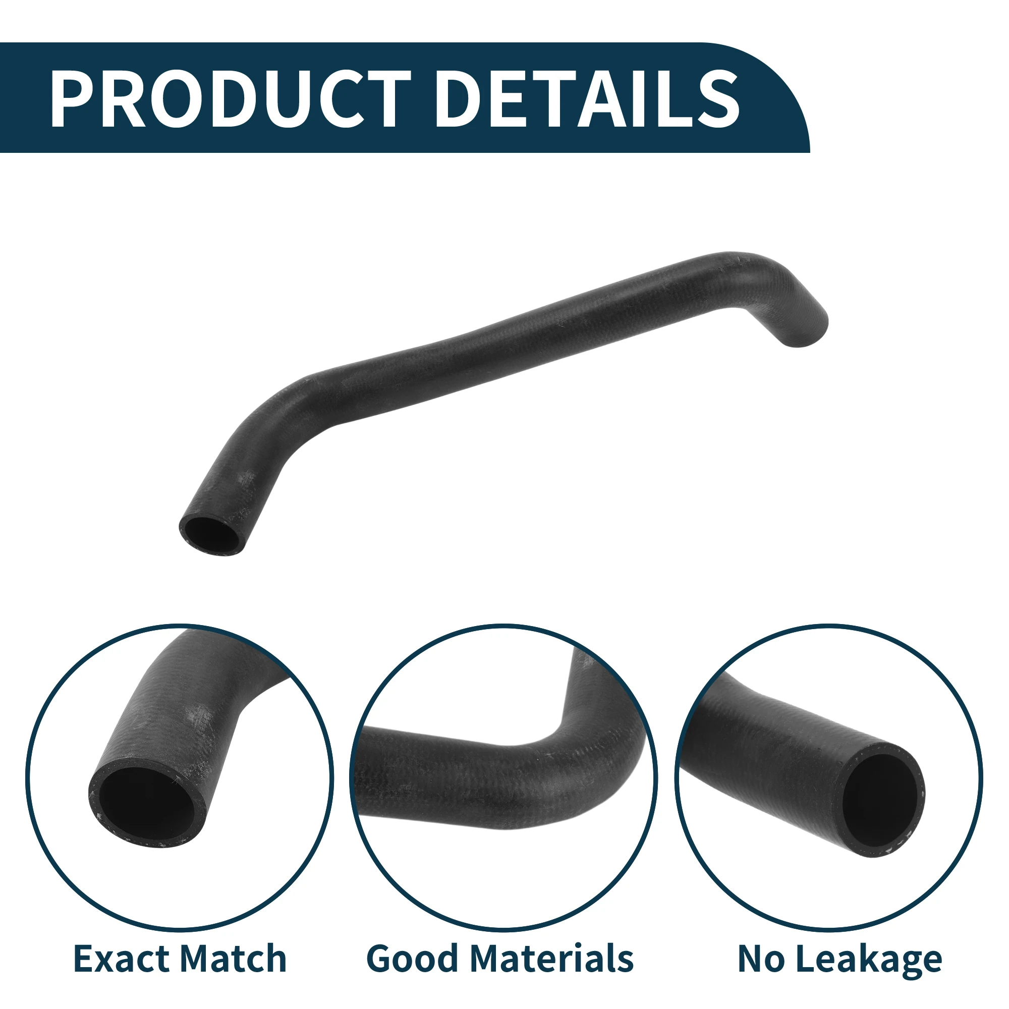 

UXCELL Шланг радиатора Выпускная труба отопителя для Toyota Crown 2010-2012 No 165720P230 Резиновая нижняя черная