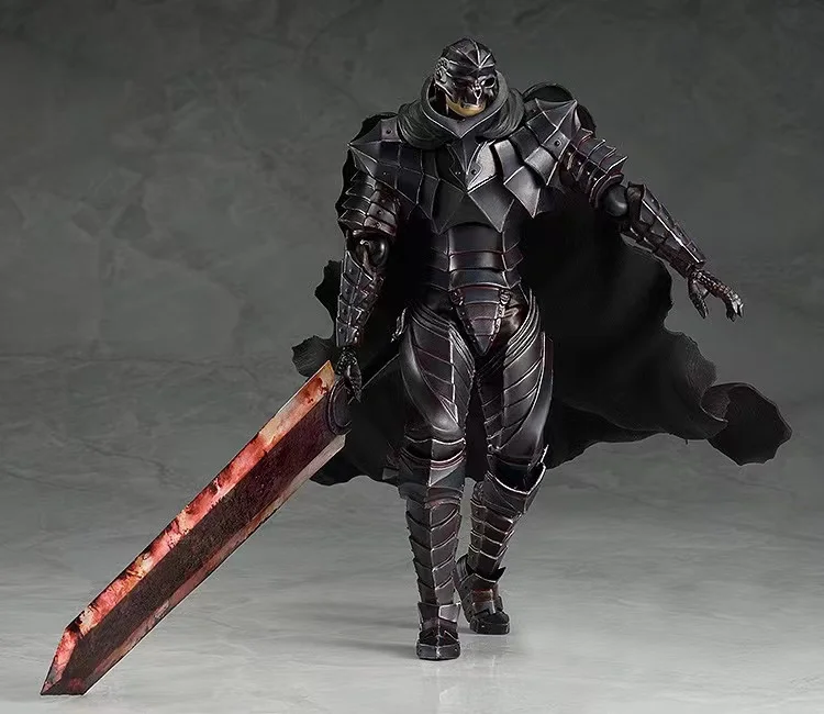 Original Max Factory Guts Figma#410 Berserker Armor ver. (Repainted Skull Edition) Anime Action Figure Collectible Model Toys