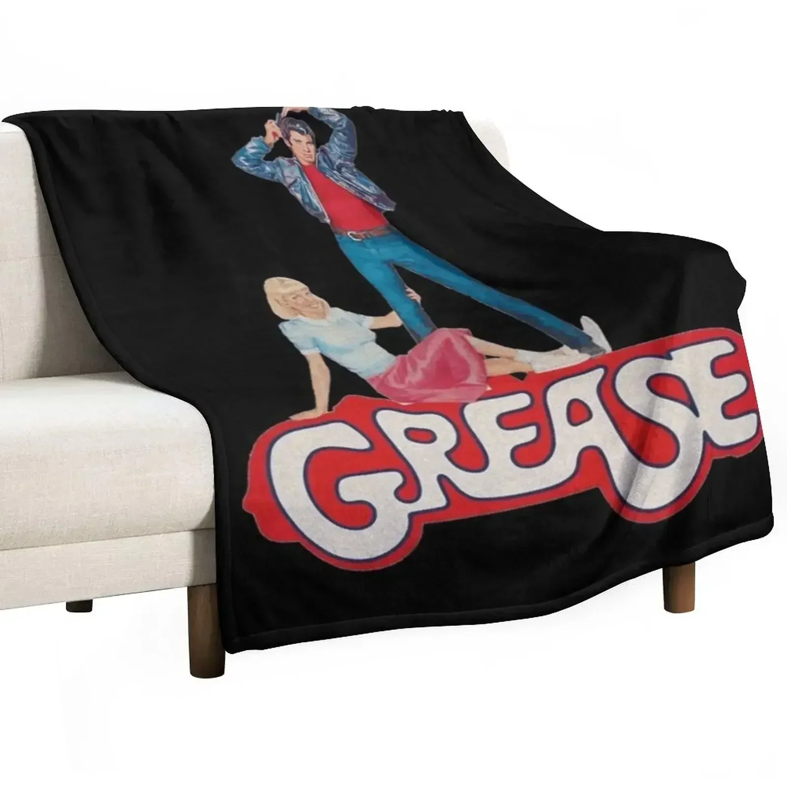 Grease classic movie Classic . Throw Blanket Flannel Cute Blankets