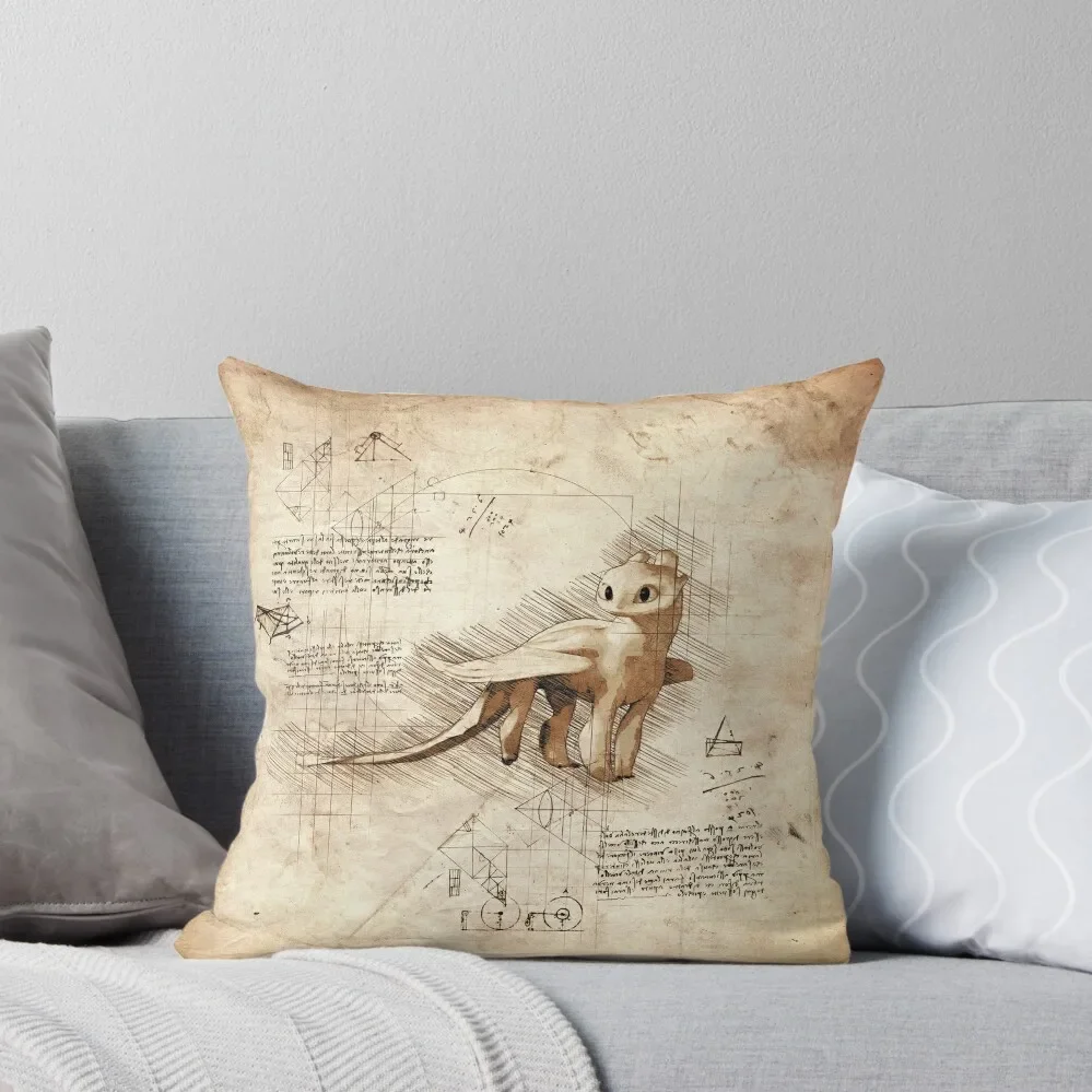 

Lightfury -Da Vinci style Throw Pillow Sofa Cushions Covers christmas pillow case Pillowcases Bed Cushions Sofa Cover