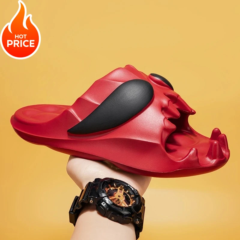 

Новые креативные тапочки в стиле Venom 2026 года, унисекс, парные тапочки, летние дышащие удобные пляжные сандалии