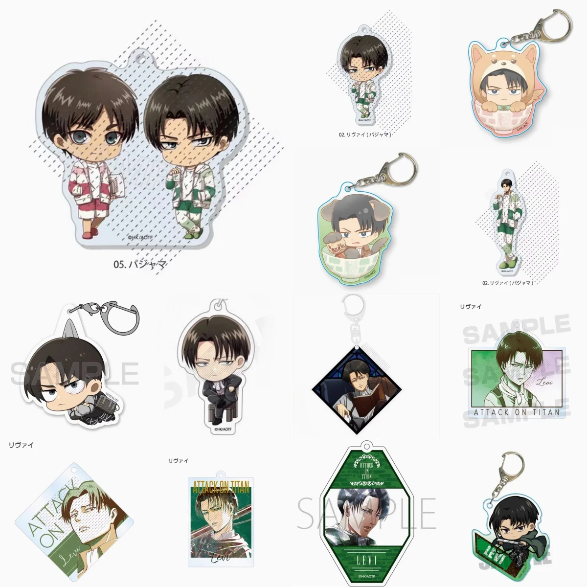 21 стиль игры Акерман Леви брелок кукла аниме Леви Акерман акриловый брелок кулон для подарка