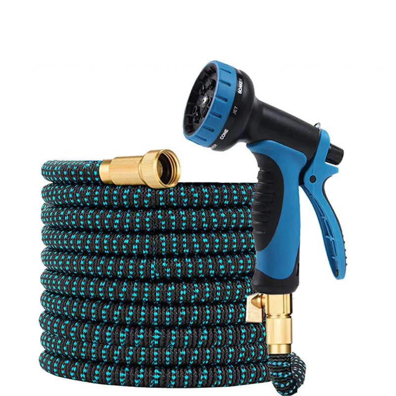 

Расширяемый волшебный шланг, пистолет-распылитель высокого давления, портативный регулируемый многофункциональный для автомойки, купания домашних животных и полива сада