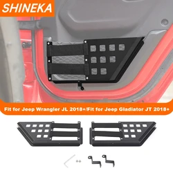 SHINEKA Car Rear Door Storage Pocket Organizer Box for Jeep Wrangler JL Gladiator JT 2018 2019 2020 Up Interior Accessories