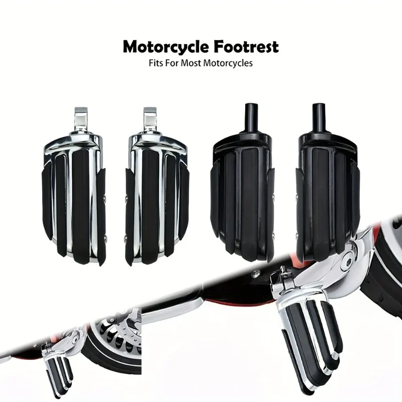 

Anti-Slip Universal Motorcycle Foot Pegs - Retro Style Accessory