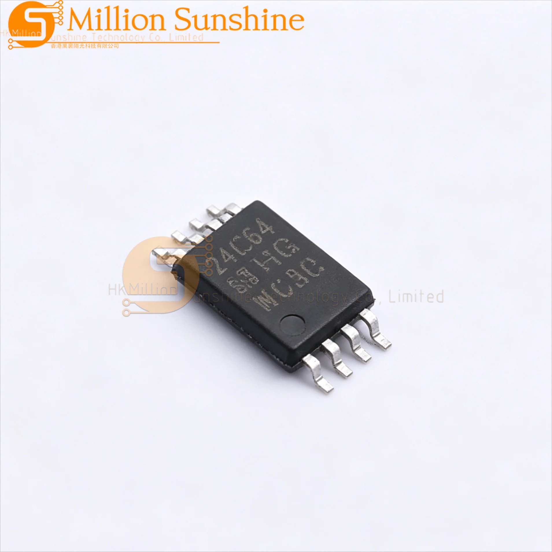 50pcs AT24C64MT/TR-HG HG24C64MT/TR TSSOP-8 I2C 64Kbit 1MHz EEPROM Memory Chip New Original