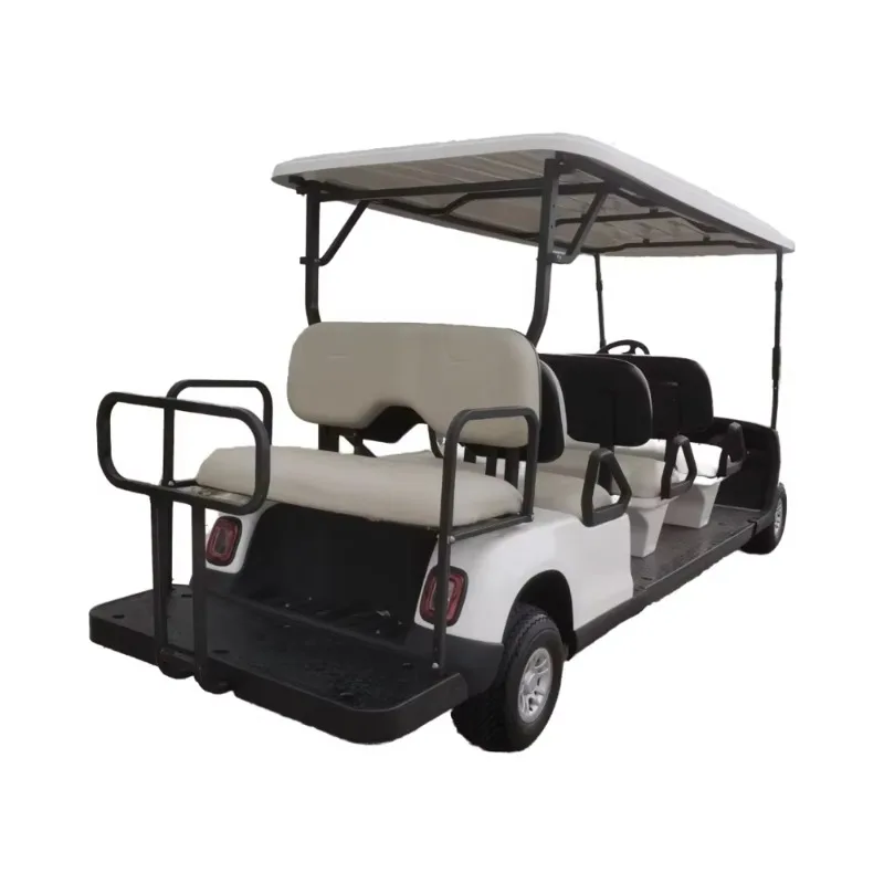 8-Seater Electric Golf Cart 48V 4kw Power Motor ACmotor Certified CE DOT Luxury Customizable Lift Club Car Hot Selling