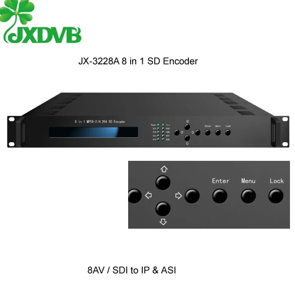 Jiexiang M3u Smart TV SD Encodeur Mpeg2