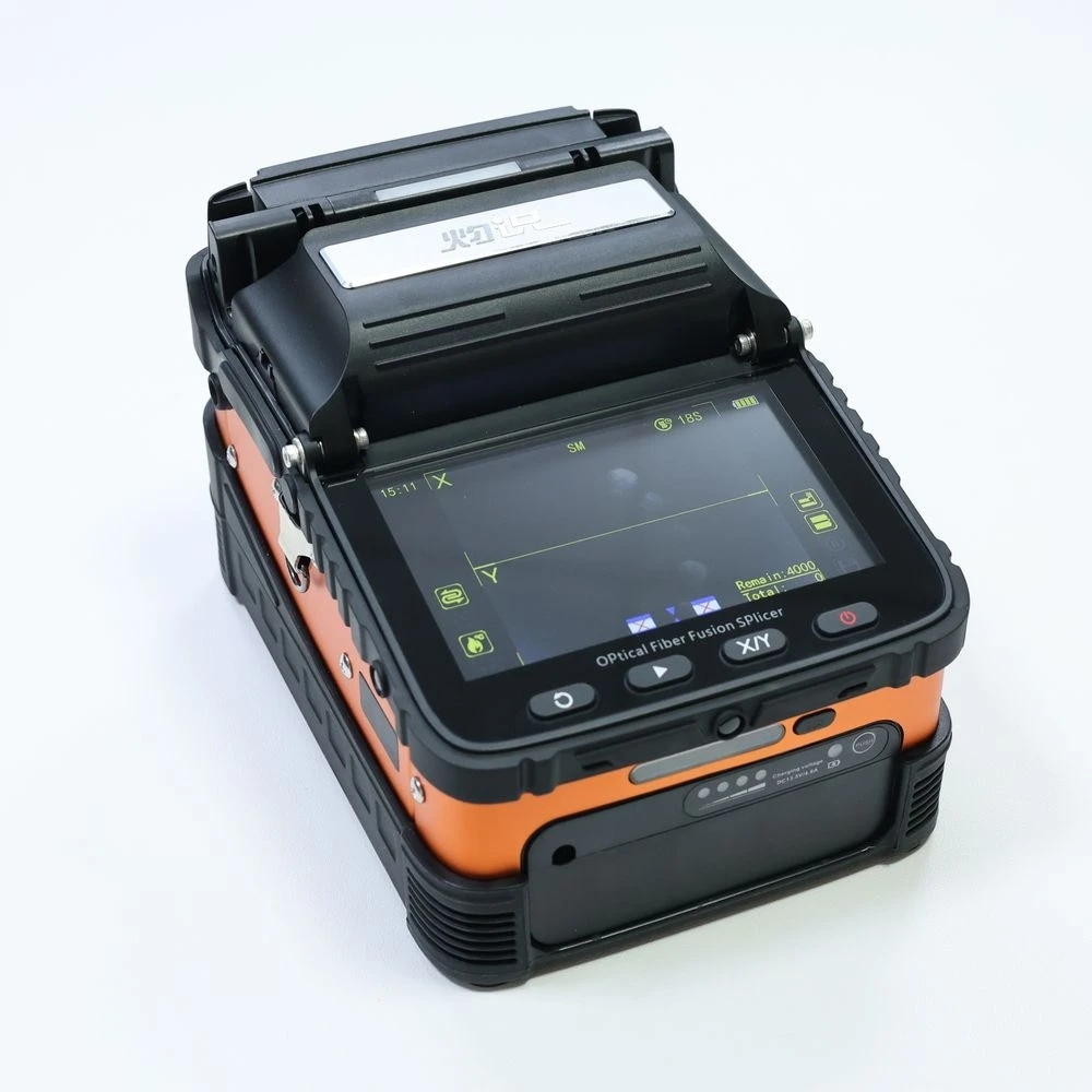 3-in-1 Fiber Holder Splicer AI-5 4 Motors Core Alignment 5200mAh battery Welding Splicing Machine Optical Fiber Fusion Splicer