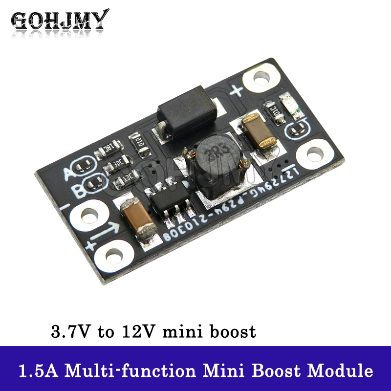 Mini moduł wzmacniający DC-DC 3,7 V do 12 V obsługuje wyjście 5 V/8 V/9 V/12 V wzmocnienie baterii litowej