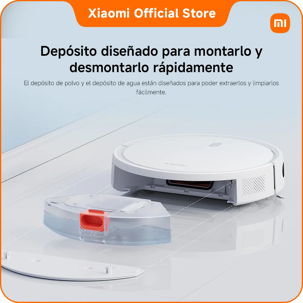 Oficial | Aspiradora Robot Xiaomi E12, Potente Ventilador de Succión de 4000 Pa, Limpieza Eficaz en una Sola Pasada 4