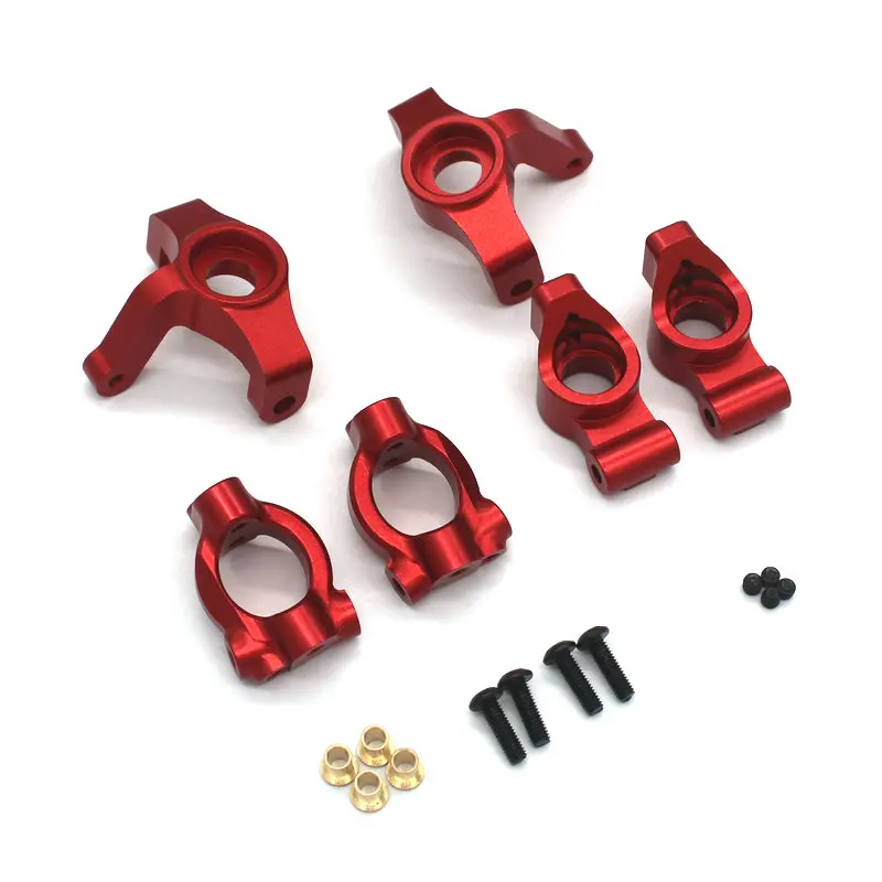 AliExpress NONE Metal accessories HNR H9804 Foxhound RC 1/10 remote control rally bike C seat, steering seat, rear axle seat 3-piece set parts