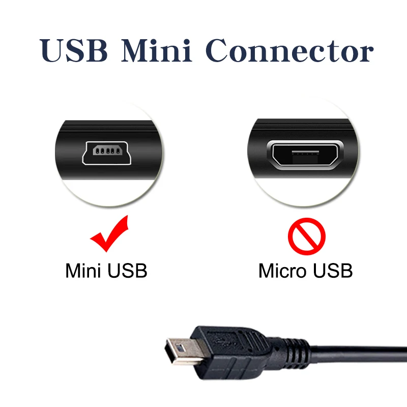 Mini USB Cable 5 pins Male To Male Fast Data Charger Cables for MP3 MP4 Player Car DVR GPS Digital Camera HDD mini usb Cord Line