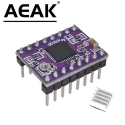 AT2100 Stepstick Stepper Motor Driver Module instead TMC2100 TMC2208 With Heat Sink Super Silent For 3D Printing Motherboard
