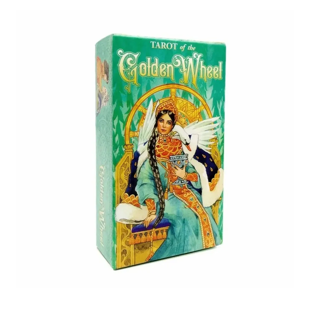 78 Tarot of the Golden Wheel Rider Waite Table Deck Board Game Party Tarot Cards