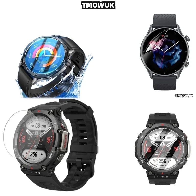 First - Class HD Anti-Scratch For Amazfit GTR 42 47mm T Rex 2 3 T-Rex Pro T-Rex 3 Ultra Tempered Glass Screen Protector 9H