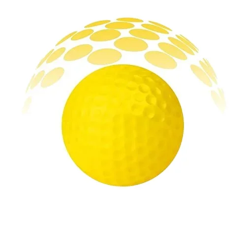 Realistic Feel Three-Piece Foam Golf Practice Balls Urethane Material Indoor Outdoor Training Conform Sports Standards