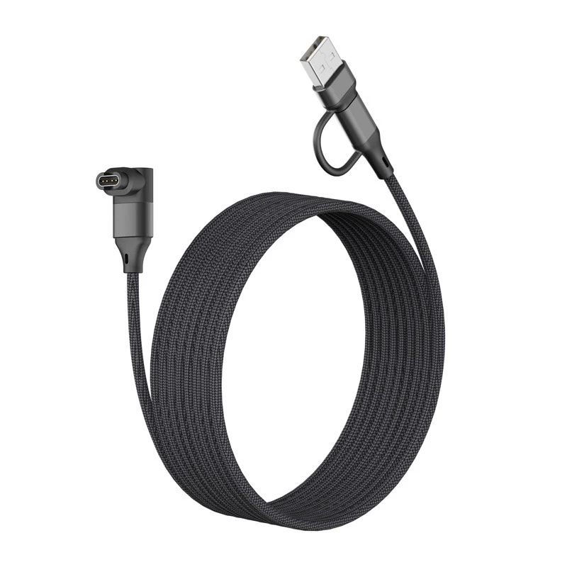 1M USB A TYPE-C Right angle Straight Charger Cable For Garmin Fenix 7 7S 7X 6 6S 6X 5 5X 5S Vivoactive 3 Forerunner 945 93