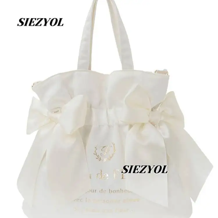 Japanese Style 2026 New Satin Cute Bowknot Handbag Shoulder Bag Sweet Girls Versatile Fashion Crossbody Cosmetic Bag