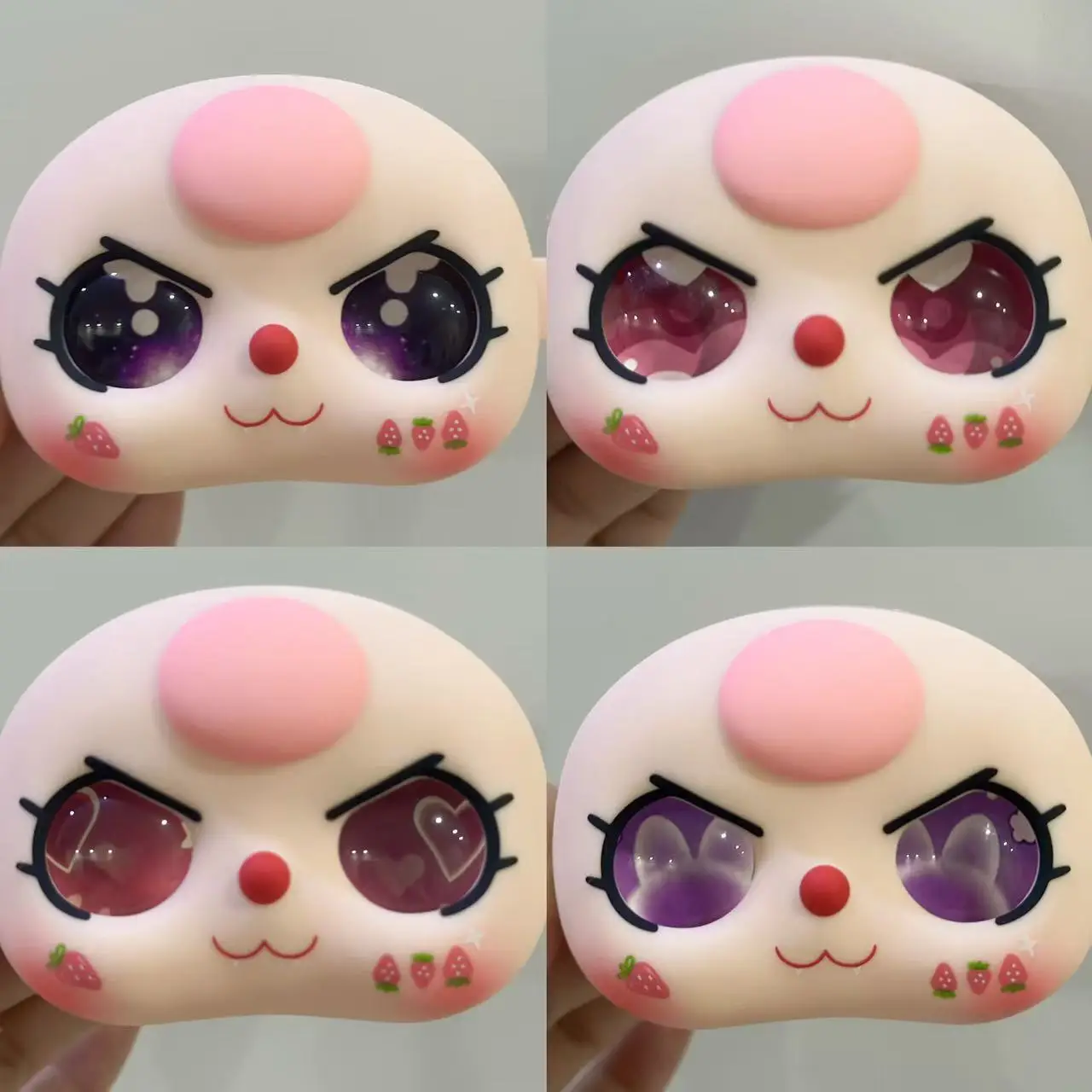 لتقوم بها بنفسك الزجاج لصقة عين الملحقات للدمى طفل ثلاثة 400 100 العين استبدال الوجه مبادلة لعبة الهوايات دمى الملحقات #4