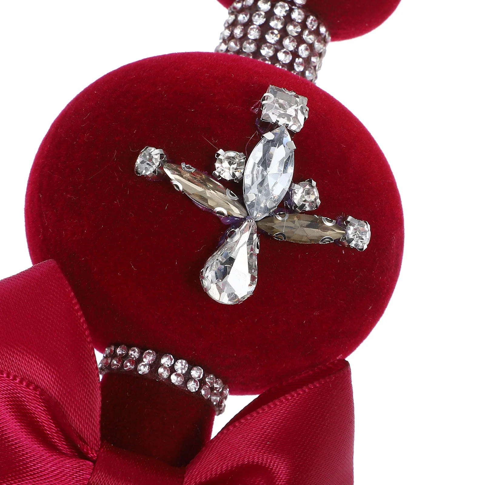 1 قطعة شجرة كروية بلاستيكية عتيقة توبر رمادي توافدوا زينة عيد الميلاد اليدوية فريدة من نوعها زخرفة متألقة لعيد الميلاد #5