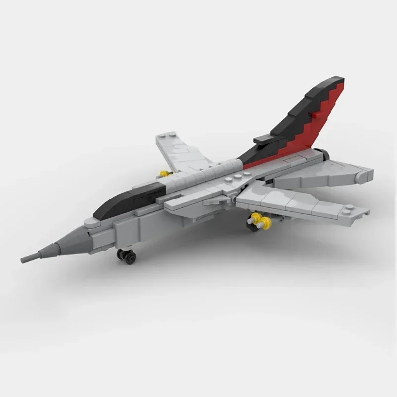 MOC-軍事戦闘機ビルディングブロック、モデル1:72、トルネードadv f.3、テクノロジーモジュラーブロック、クリスマスおもちゃ、DIYギフトセット