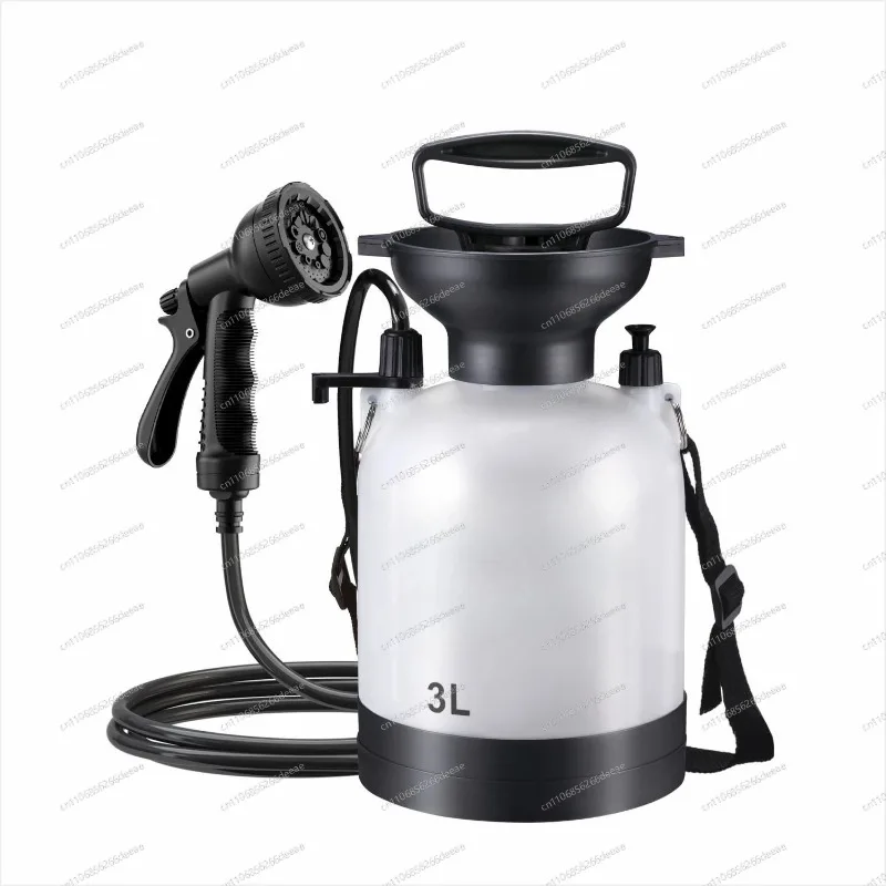 5-liter Portable Shower for Outdoor Camping, Surf Wash Kit, Beach Shower Pump, Hand-operated Air Shower