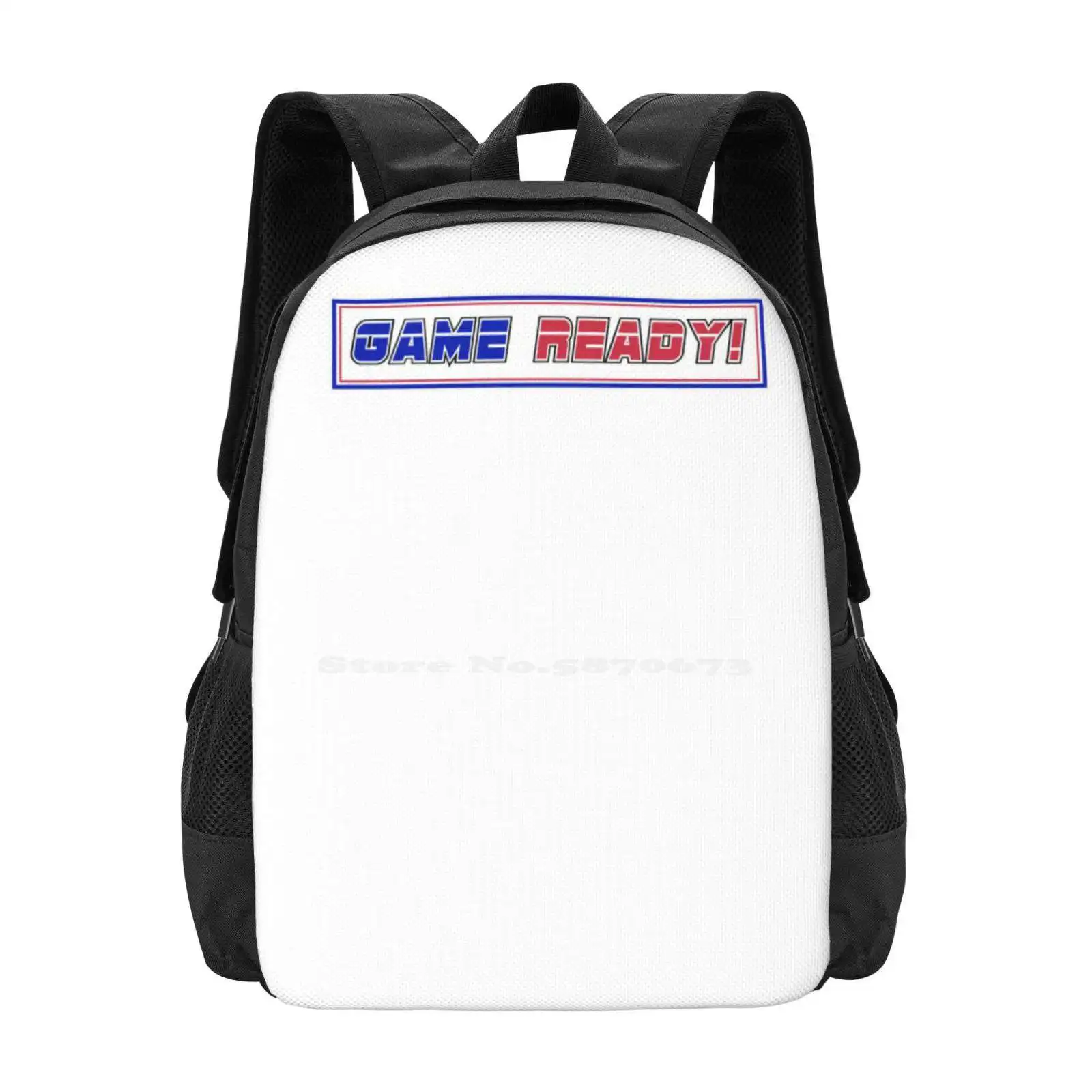 Mochila escolar para estudiantes, bolsa de viaje para ordenador portátil, Game Ready Swag Shop