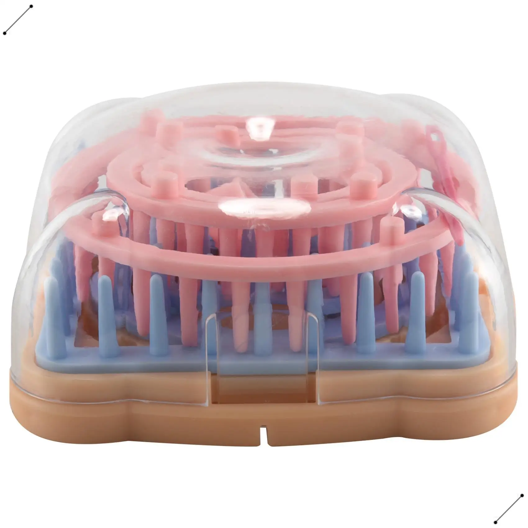 Flower Knitting Machine Kit DIY Wool Flower Machine Loom Tool Set Square Flower Maker With Needle