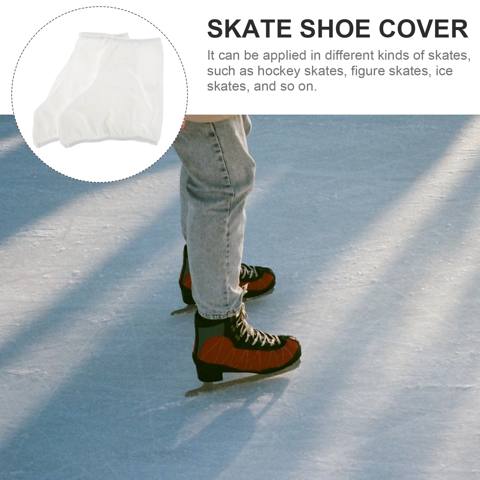 Roller Skating Set Accessory Skates Boot Covers Ice Shoe Sleeve Elastic Protector