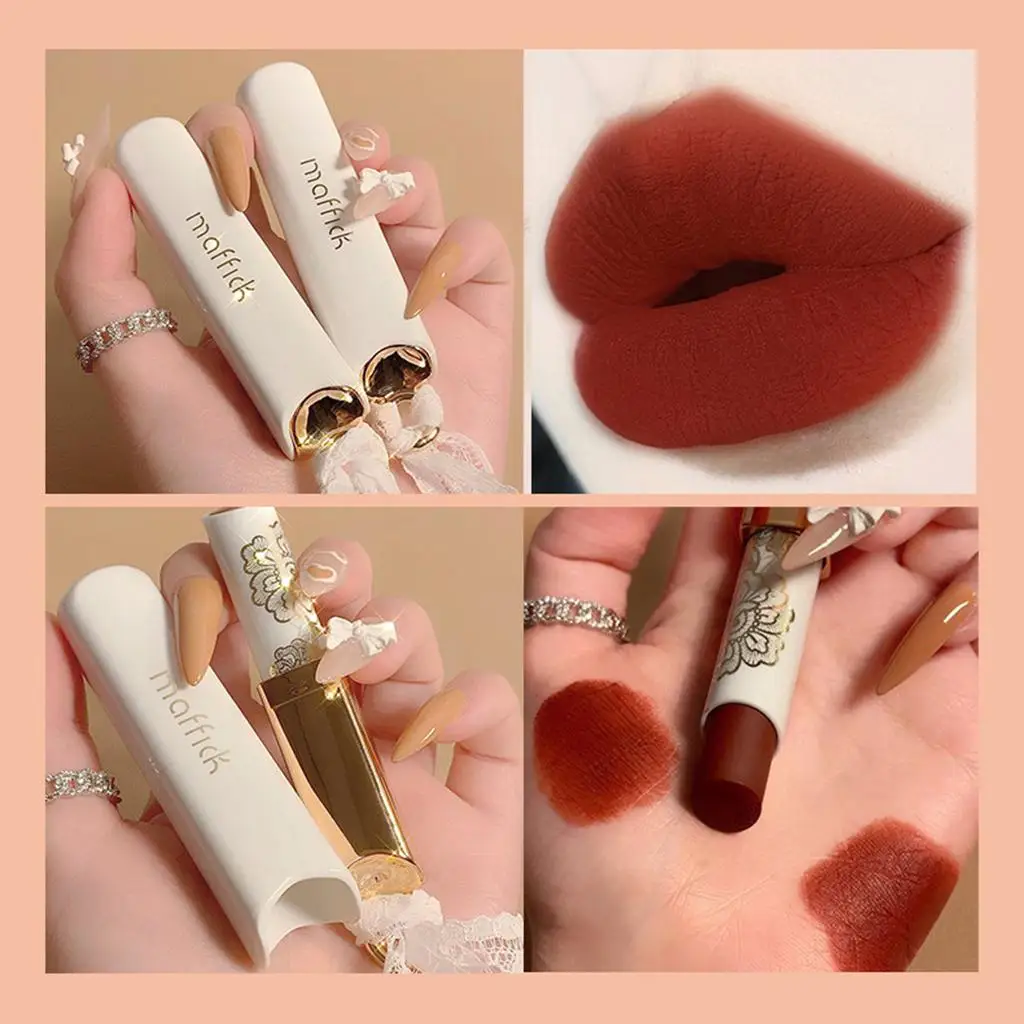 マットベルベットリップグロスカプセルリップスティック長持ち防水コスメキット女性向けイベント用