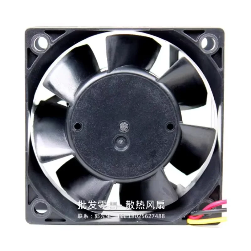 MELCO MMF-06D12DS DC 12V 0.16A 60x60x25mm 3-Wire Server Cooling Fan