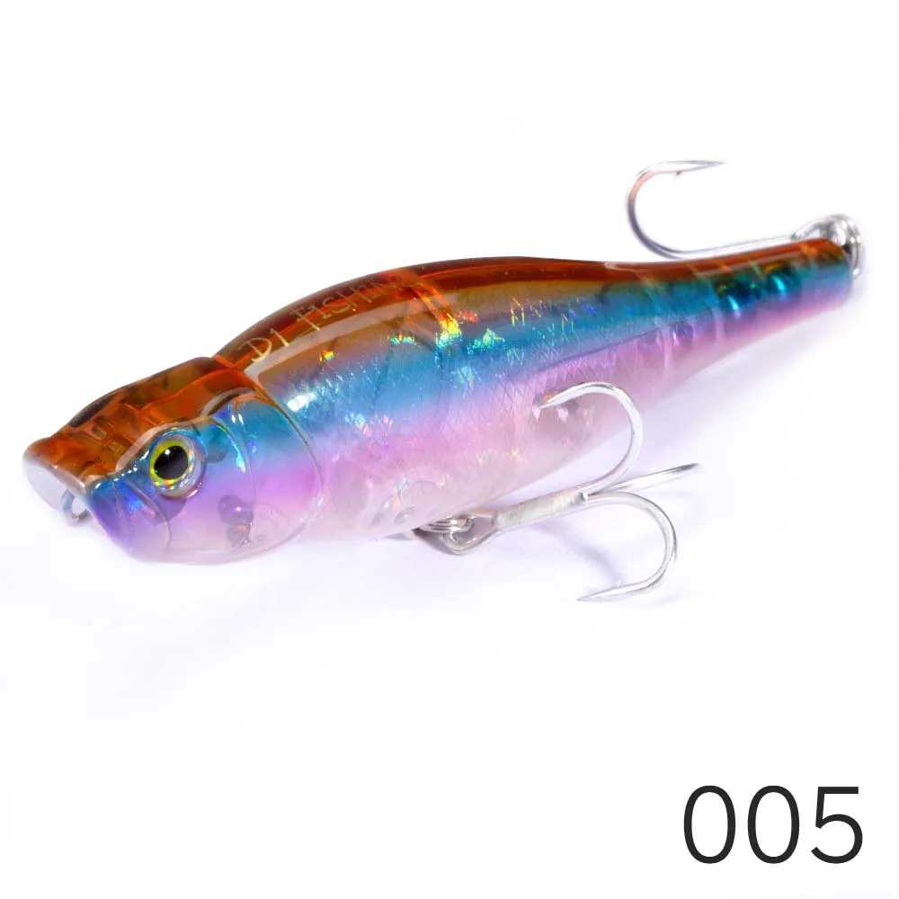 D1 Angeln Spuckdraht 95F 14G Poppers Bleistift Harte Köder Bass Fishing Topwater Oberfläche Köder Rasselgeräusche 2021 Pesca Tackle