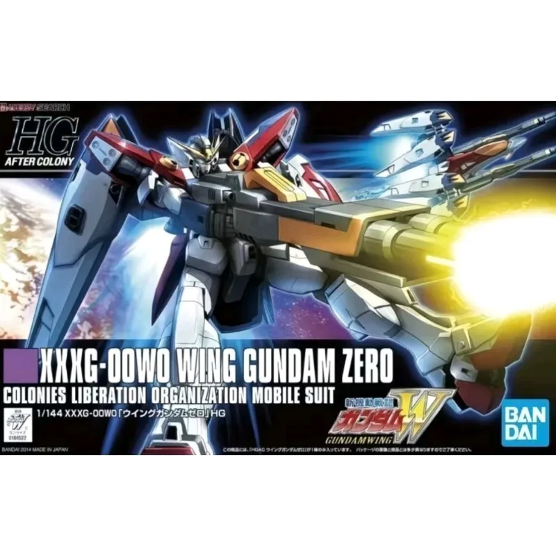 

В наличии Bandai Genuine HG 1:144 XXXG-00W0 WING GUNDAM ZERO Gundam аниме фигурка в сборе модель игрушки подарки