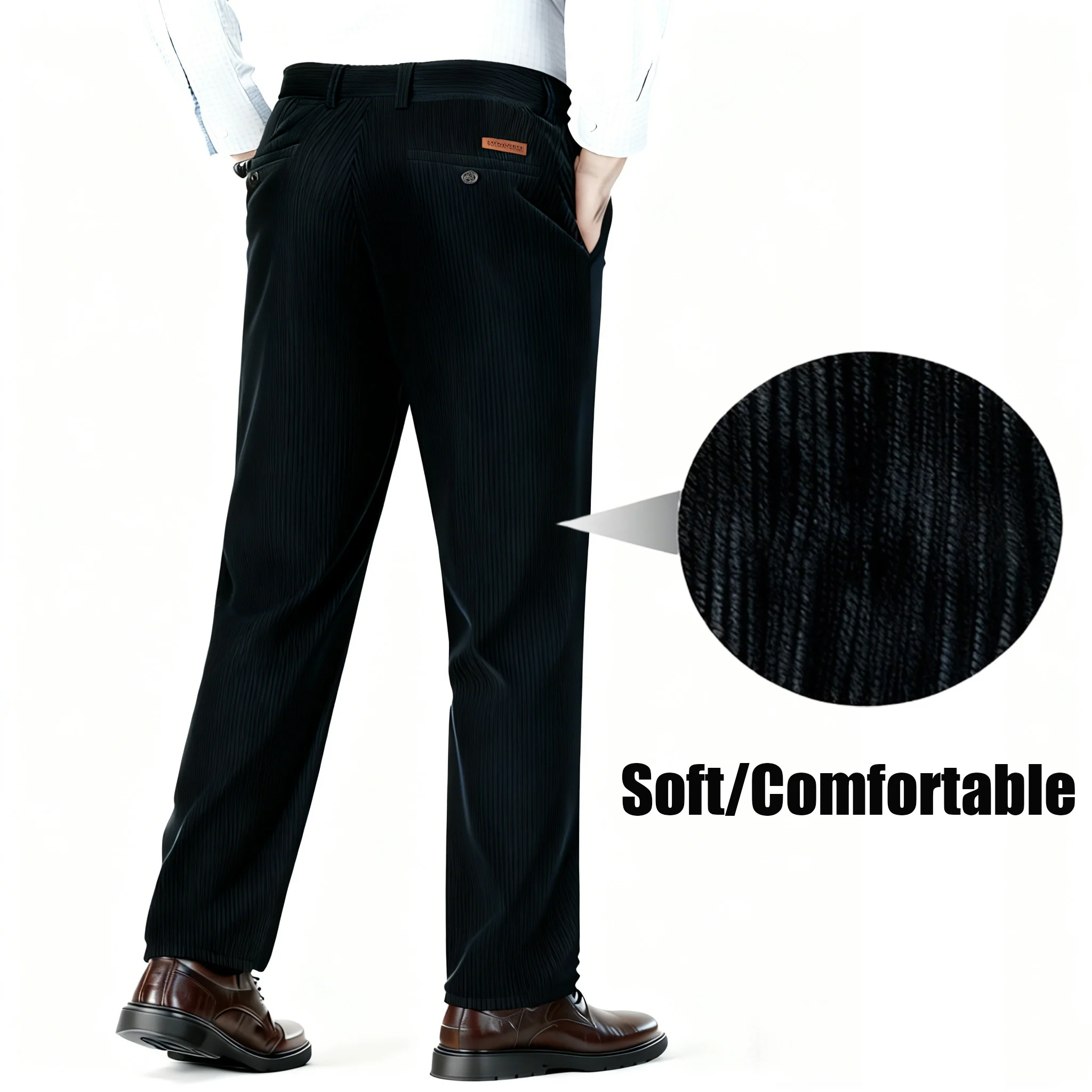 Thumbnail 4 - #75 Cheapest Mens Straight Leg Trousers Deals You Can Get
