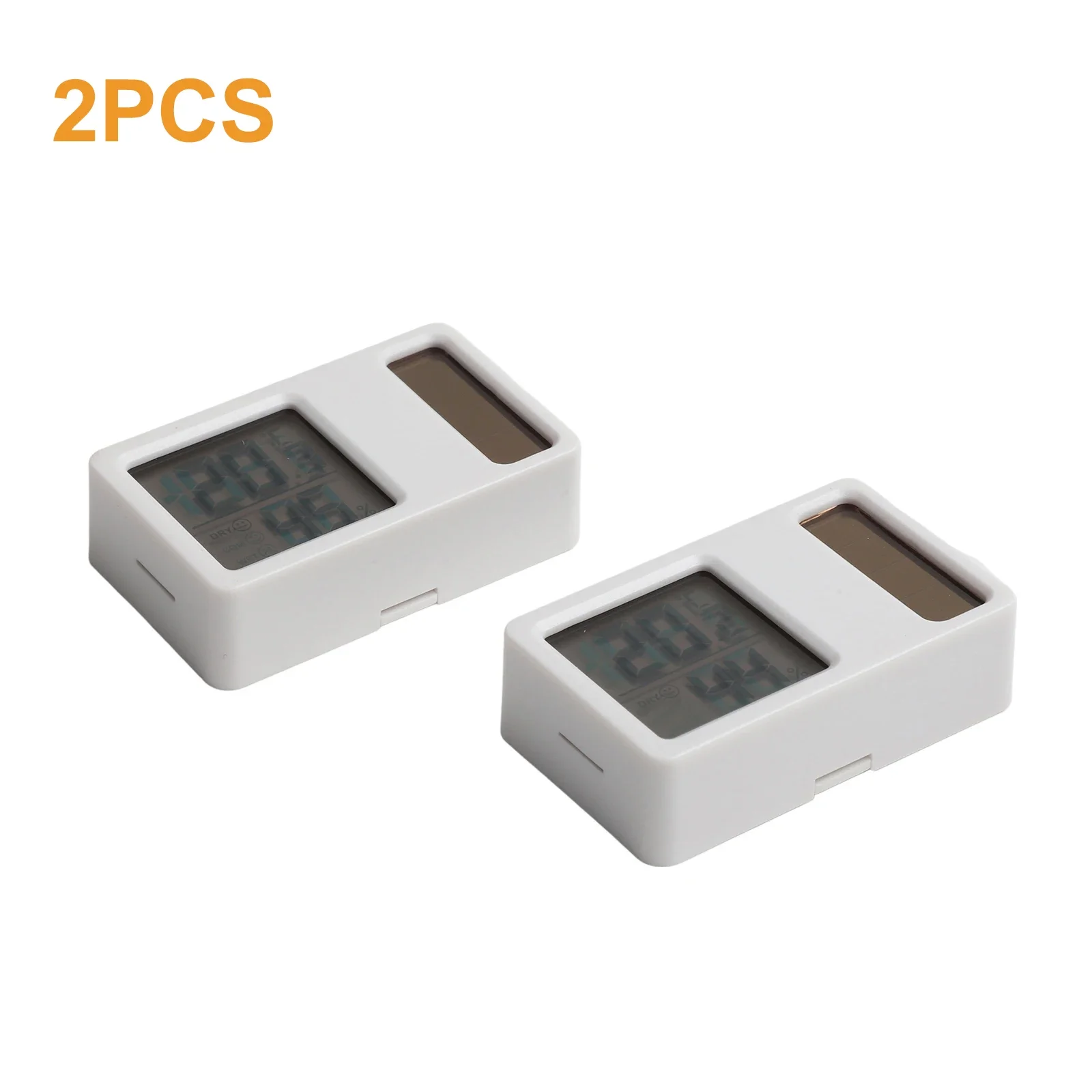 เครื่องวัดอุณหภูมิและความชื้นพลังงานแสงอาทิตย์ Mini แบบพกพาความชื้นดิจิตอลอิเล็กทรอนิกส์เครื่องวัดอุณหภูมิสําหรับห้องนอนหน้าแรก