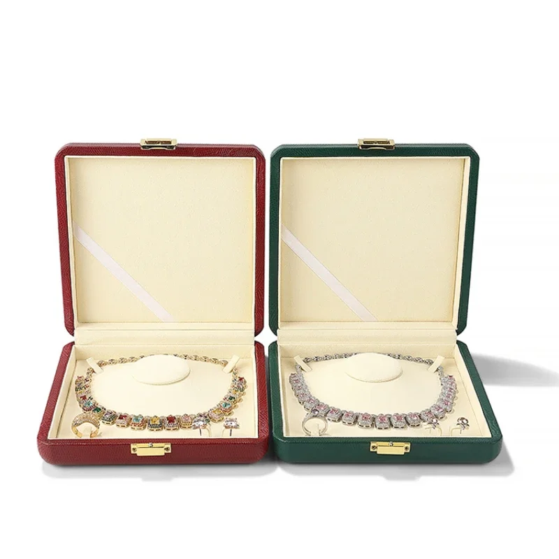 

Шкатулка для драгоценностей высокого качества, шкатулка для хранения, кольцо, серьги, ожерелье, многофункциональная шкатулка для ювелирных изделий