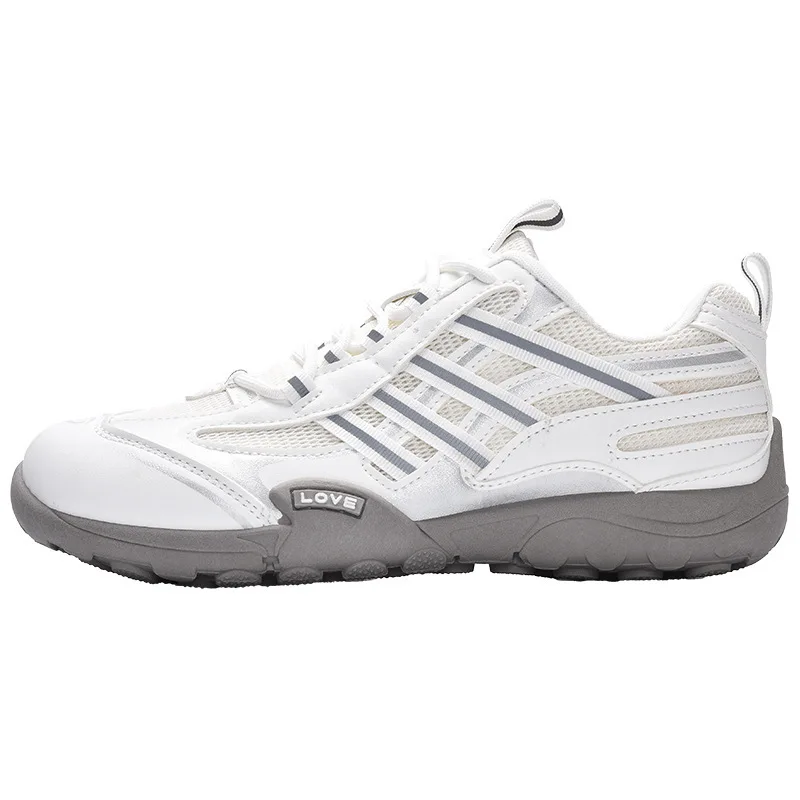2026 Summer New Breathable Mesh Trainer Shoes Women Thick Sole White Casual Sneakers, Versatile Trendy Platform Shoes Daily - view 6