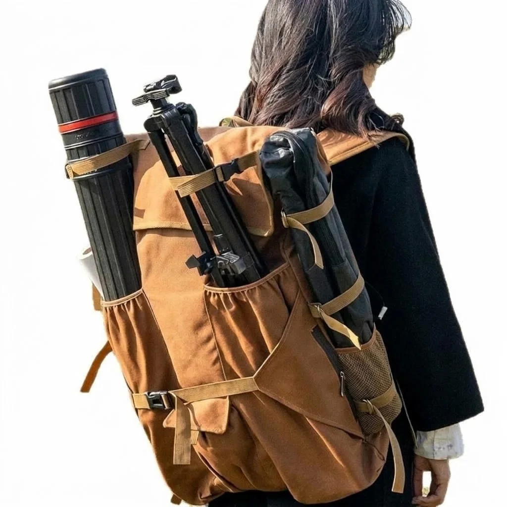 Waterproof Art Portfolio Backpack Large Artist Sketching Bag for Drawing Board Easel Canvas Outdoor Painting Travel Bag view 6